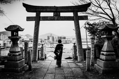 或る着物婦人