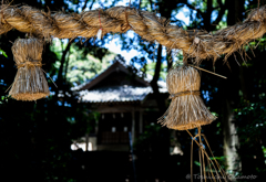 注連縄の向こう．．．