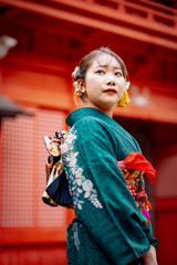 着物美人