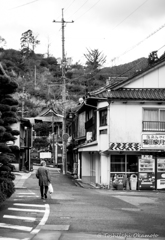 俵山温泉情景・・