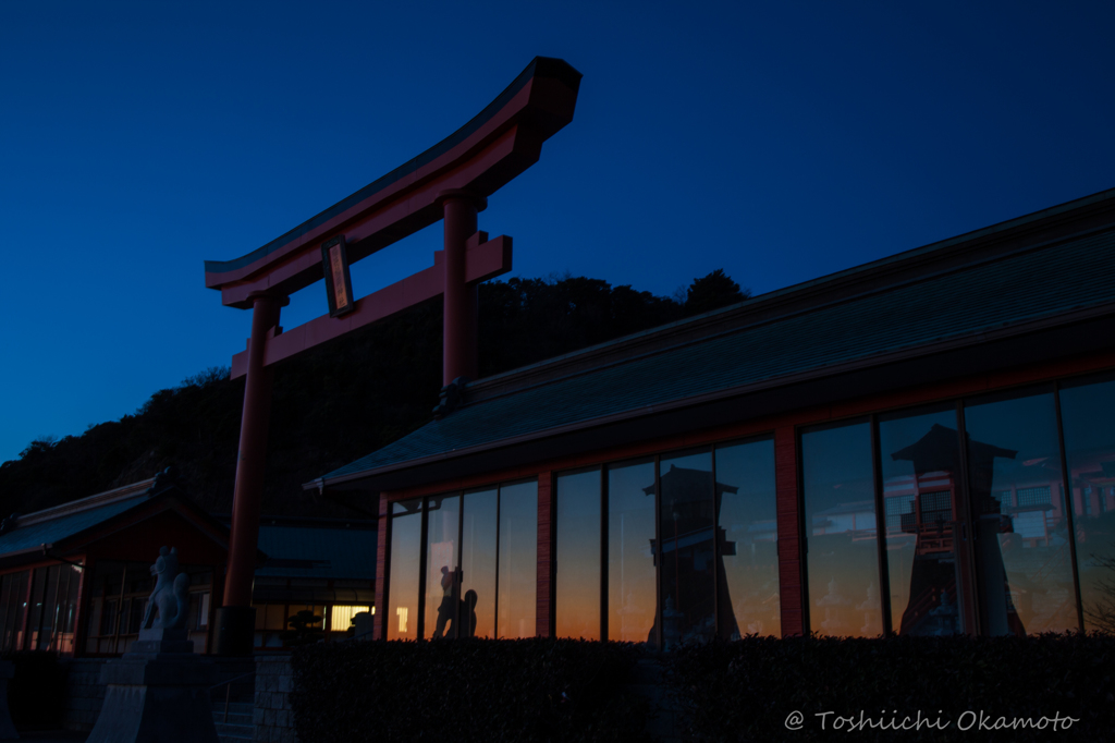 日本一夕焼けのキレイな神社2