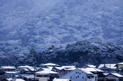 a snow day landscape in kokura