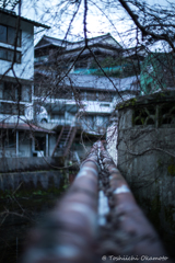 俵山温泉情景・・