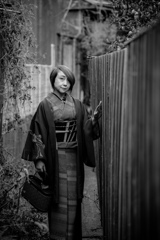 或る着物婦人