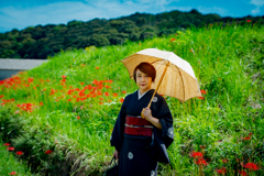 Aru着物婦人
