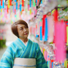 三井寺　和装婦人