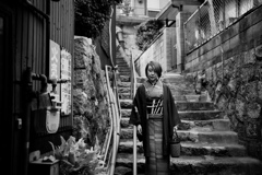 或る着物婦人