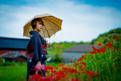 Aru着物婦人