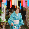 三井寺　和装婦人