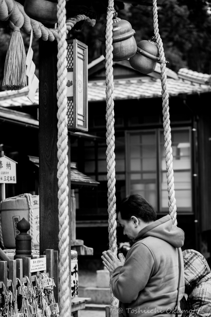 小倉　妙見神社17　鈴緒