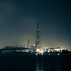 Factory night view