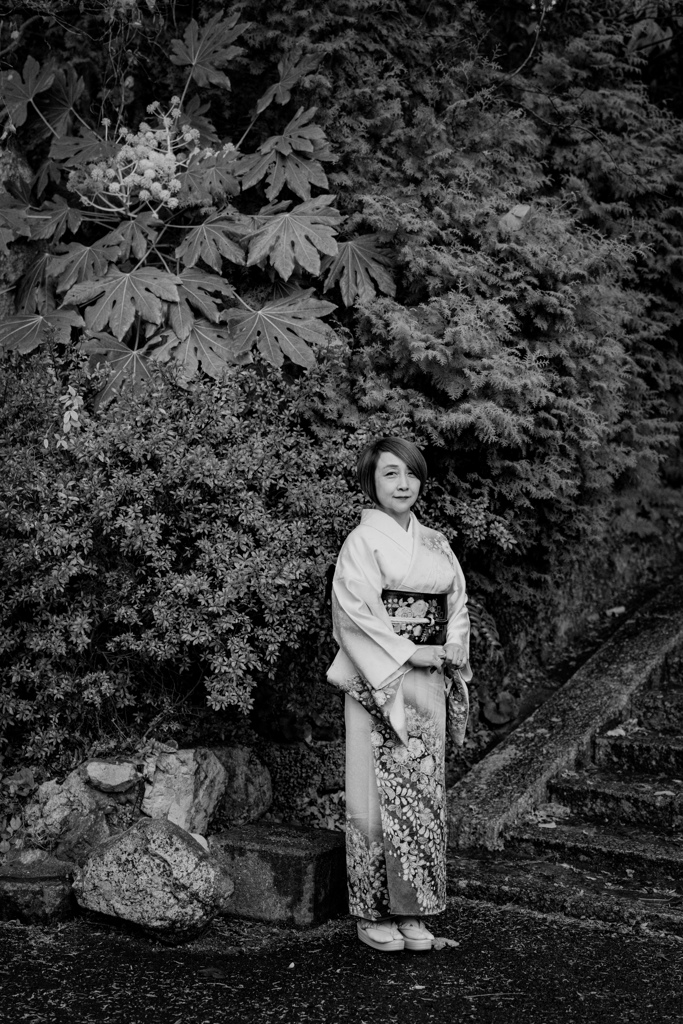 或る着物婦人