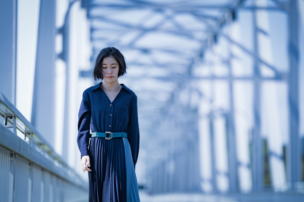 橋の上のShiho