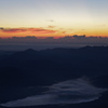雲かかる河口湖