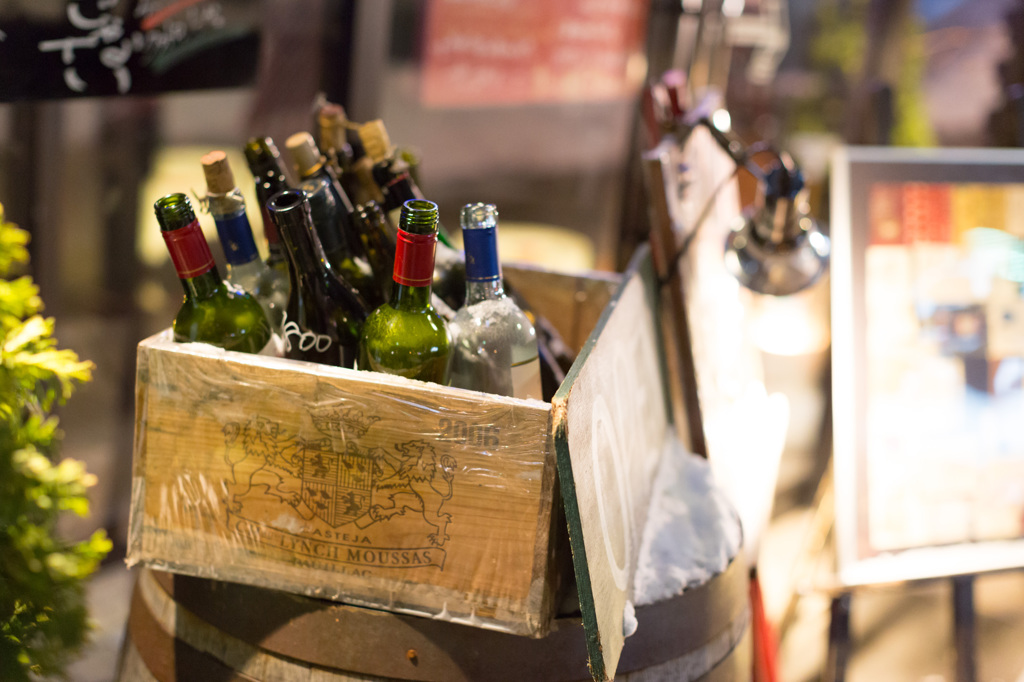 夜の街の１ショット