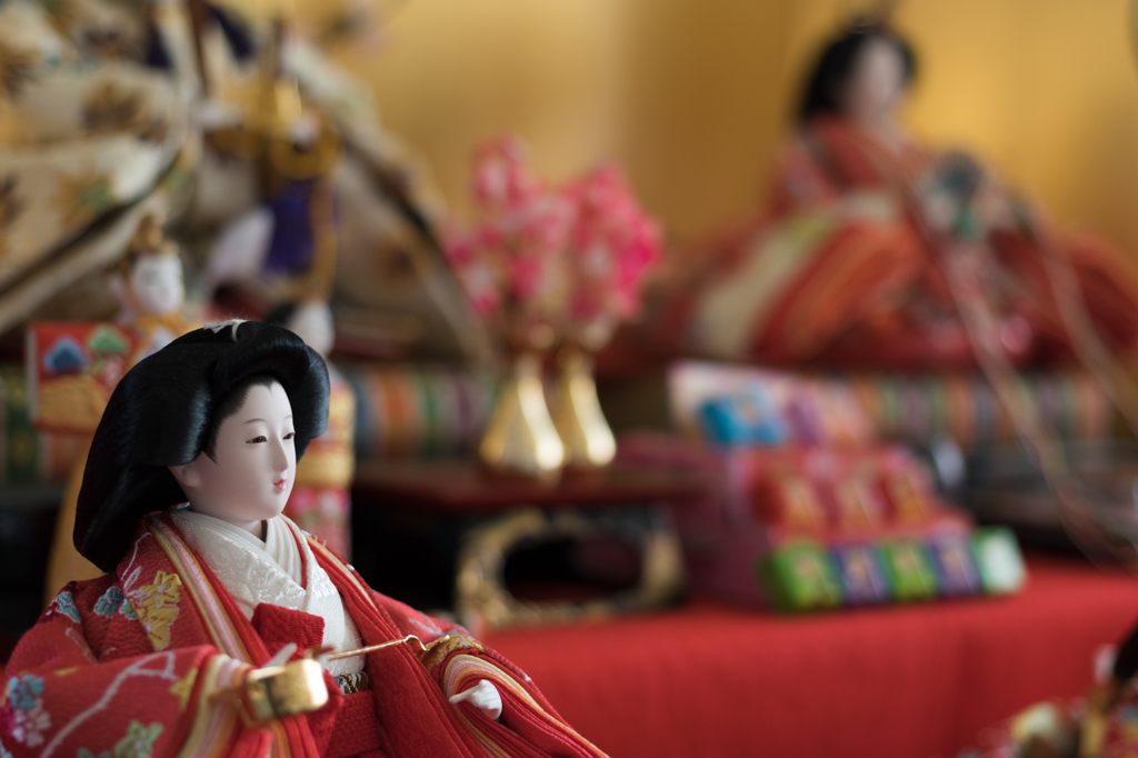 三人官女　長柄