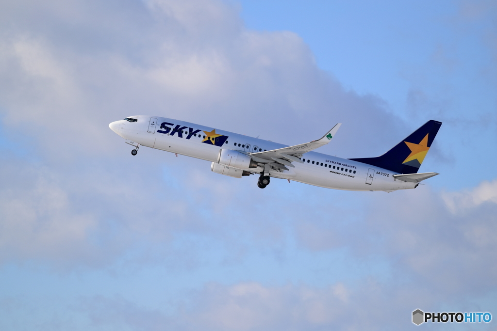 冬本番　新千歳空港　雪レフ最高　No7