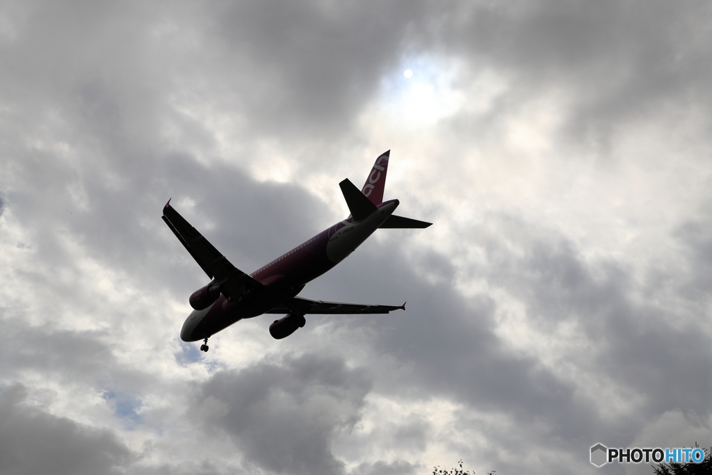 曇天の新千歳空港　技大前より　その１