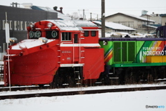 ノロッコTRAINとラッセル車