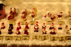 ガラス細工：サンタ３