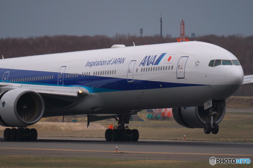 新千歳空港　寒い生コンスポットにて　No5