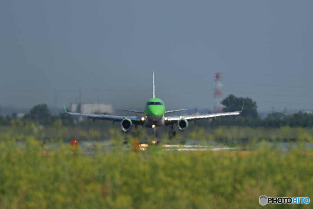 丘珠空港　FDA　離陸　その１
