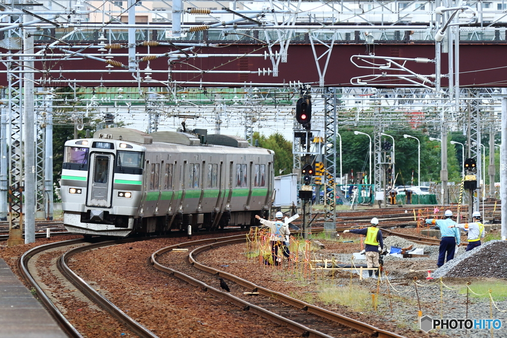 鉄撮り　プラットッホーム編４