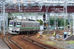 鉄撮り　プラットッホーム編４