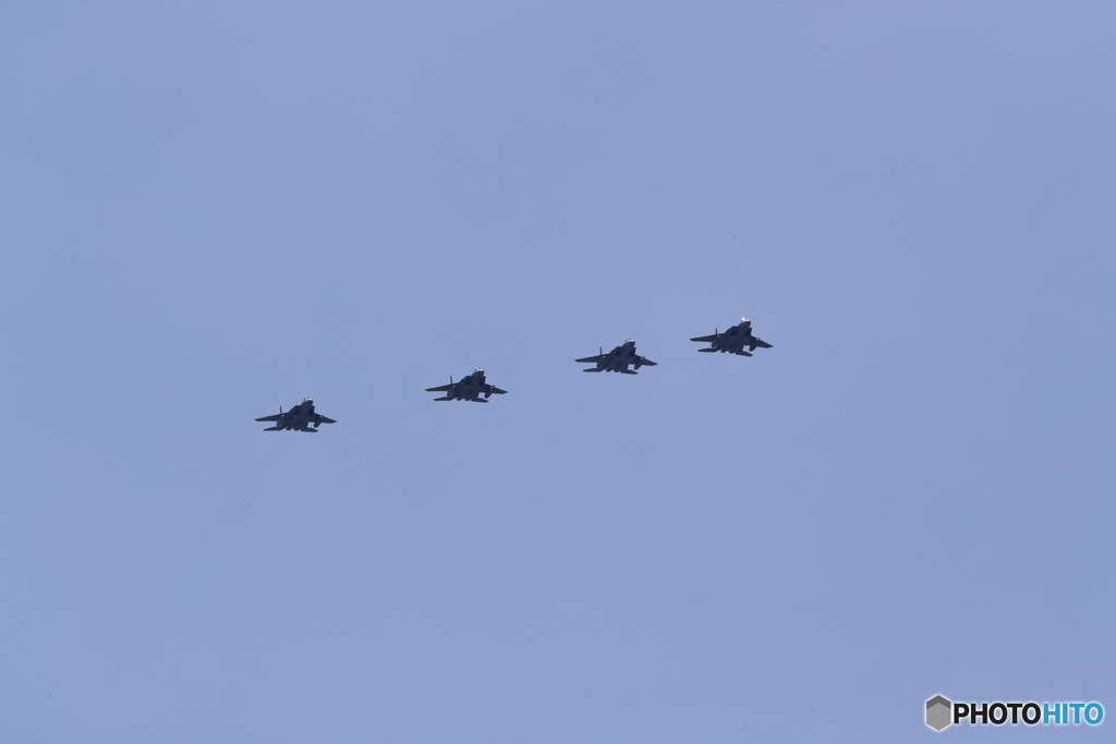 イーグル　4機編隊　来た！！