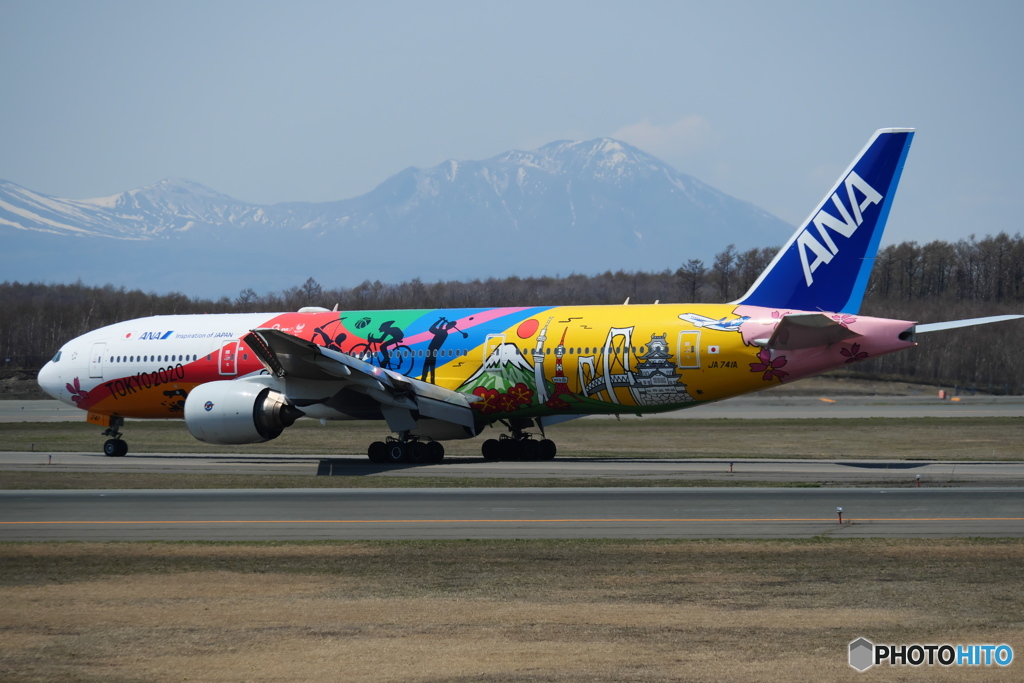 新千歳空港　生コンスポット　ANA　TOKYO2020