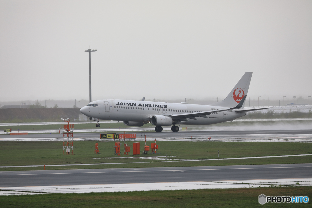 雨の日の新千歳空港　その４