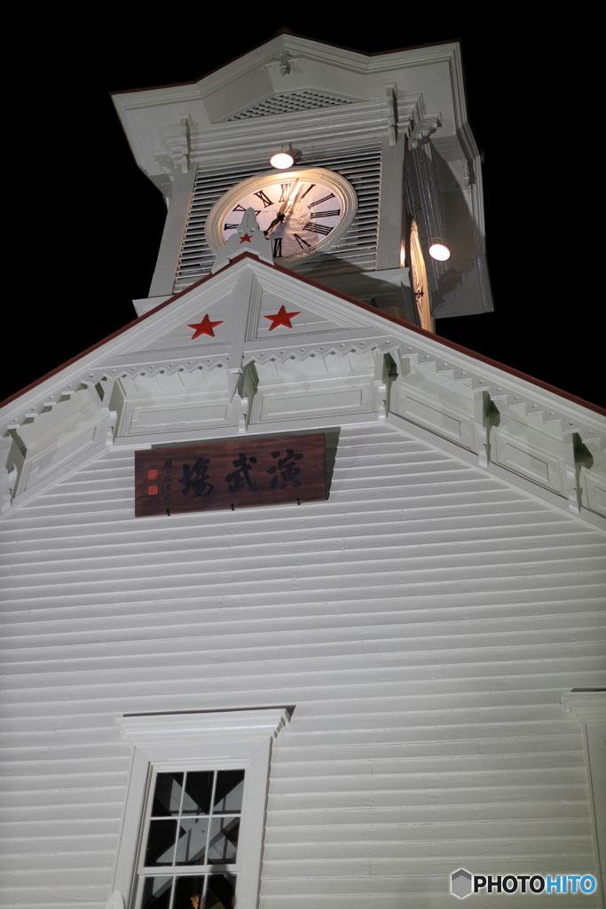 化粧直しして綺麗な姿になった札幌時計台　No1