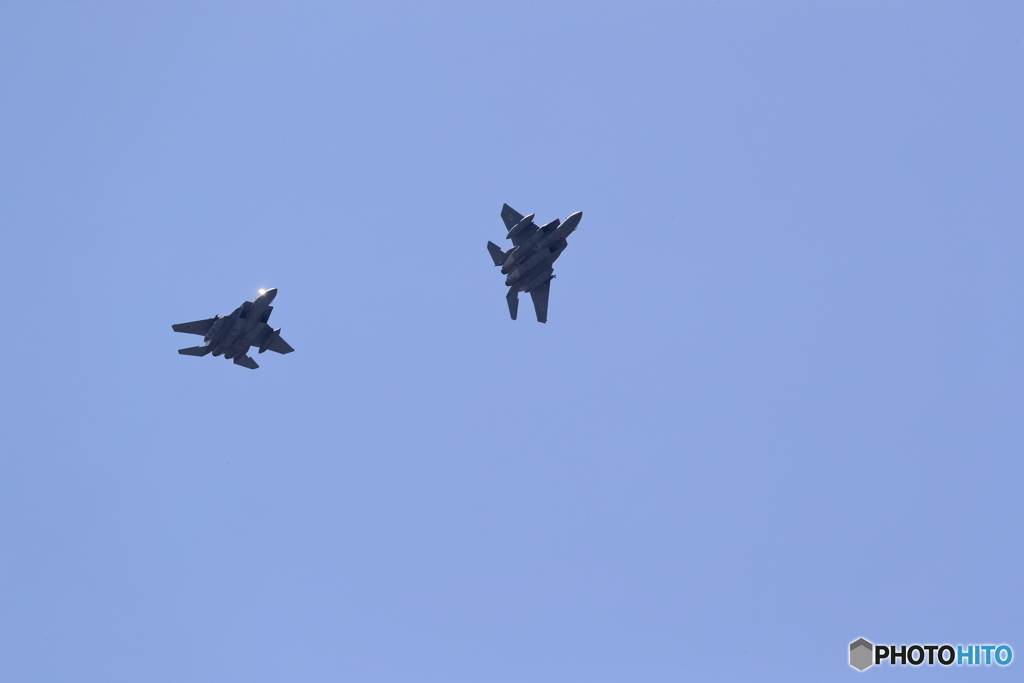 イーグル　4機編隊　来た！！　３機目