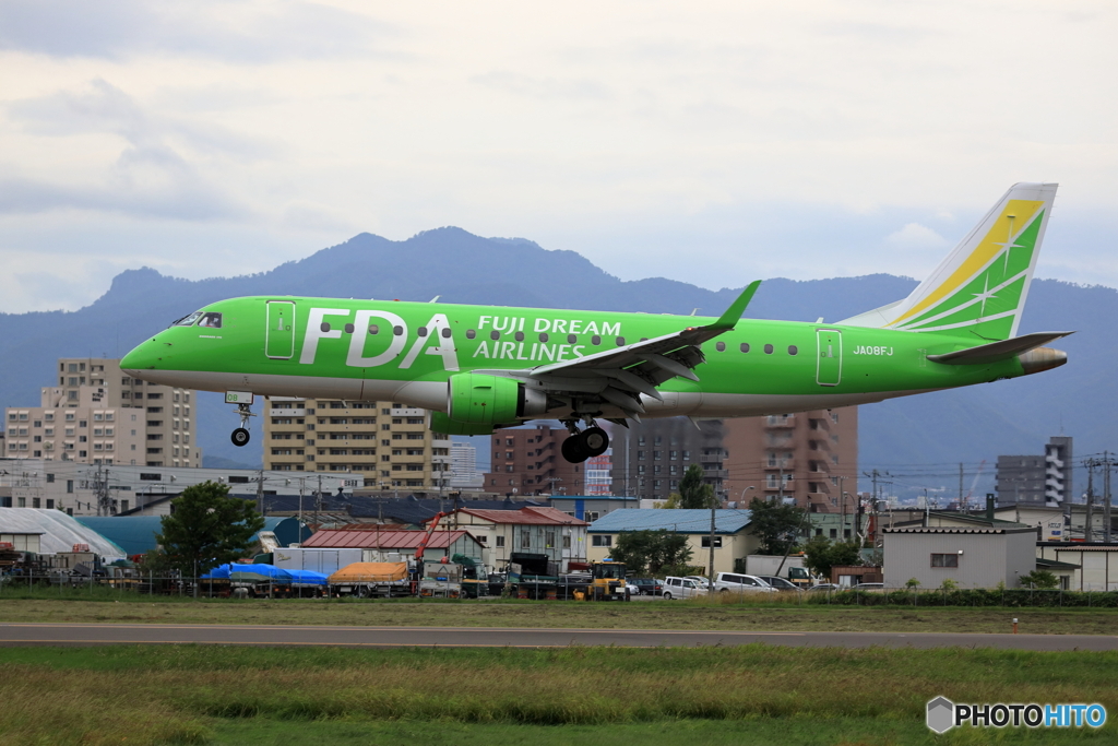 今日の丘珠空港　FDA8号機　その２