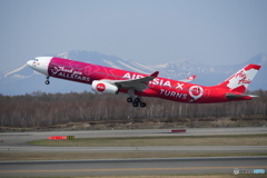 新千歳空港　生コンスポット　AirAsia