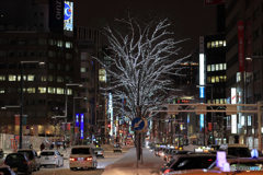 夜の札幌駅前　その１