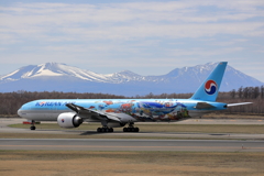 新千歳空港 生コンスポット KOREANAIR