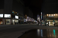 夜の大通り