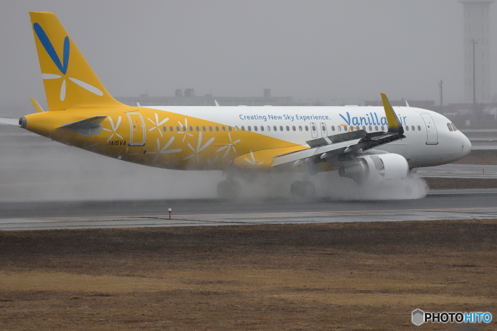 ４月　春まだ遠し千歳空港　No1