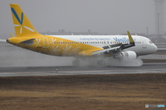 ４月　春まだ遠し千歳空港　No1