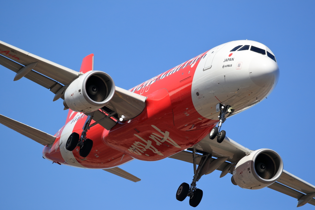 AirAsia　新千歳空港　19Lエンドより