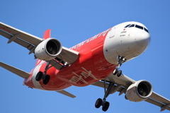 AirAsia 新千歳空港 19Lエンドより