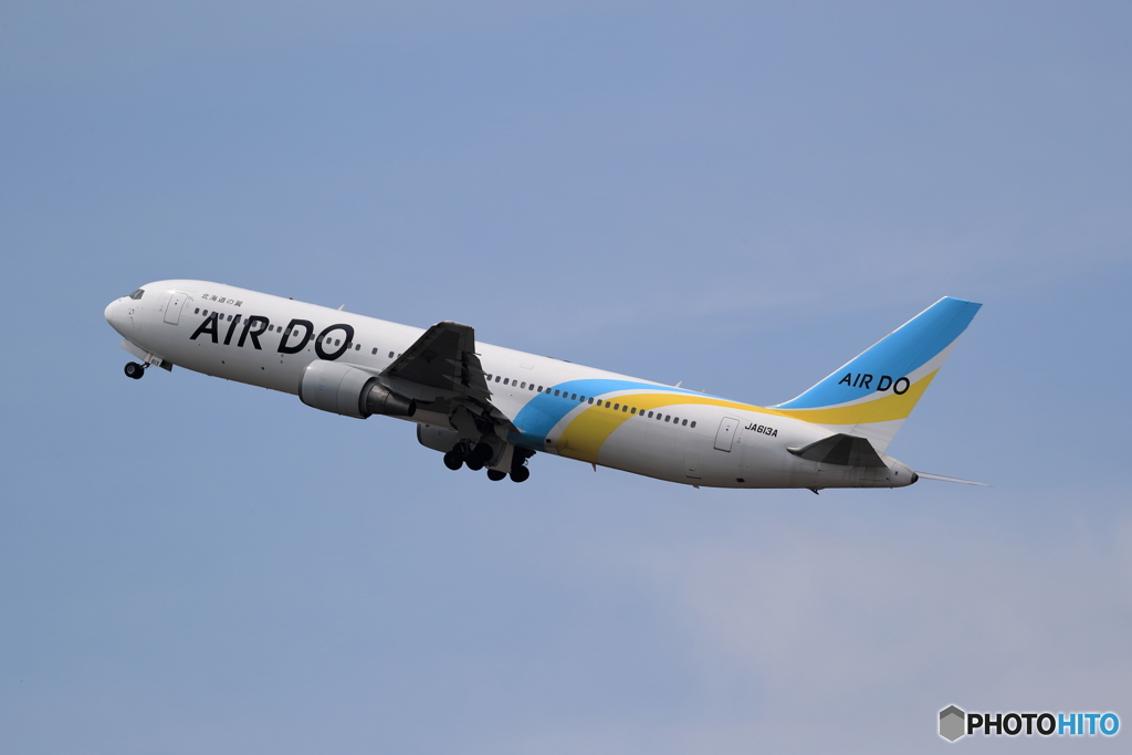 令和元年　撮り始め　新千歳空港　生コン　AIR DO