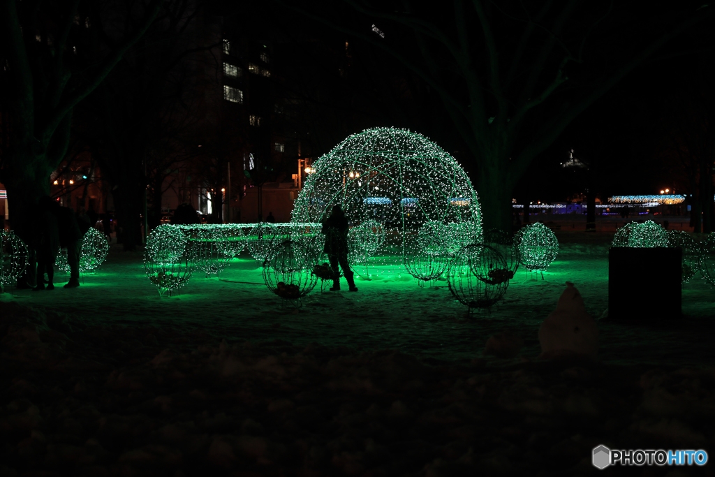 札幌大通公園ホワイトイルミネーション