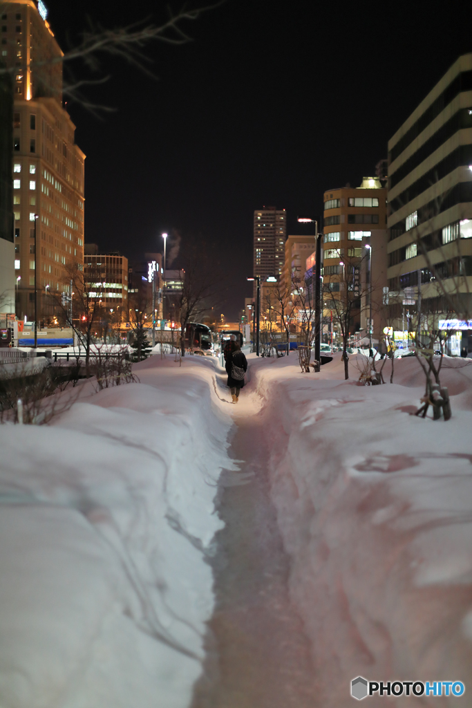 帰路を急ぐ