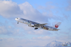 冬本番　新千歳空港　雪レフ最高　No1