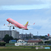 札幌　丘珠空港　ＦＤＡ３号機（ピンク）　さようなら　また来るよ！！