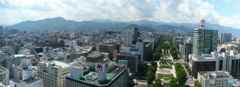 札幌テレビ塔より南西を見る