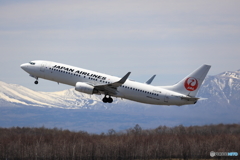 平成の新千歳空港　JAL