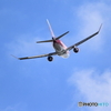丘珠の空　FDA14号機　ワインレッド